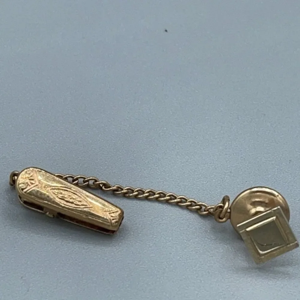 Vintage tie tac clip 1/20th 12K gold filled